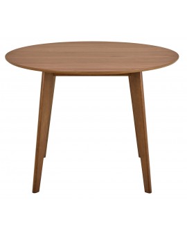 ROXY prírodný orech 105 cm - OKRÚHLY DREVENÝ STÔL DO KUCHYNE/JEDÁLNE RETRO