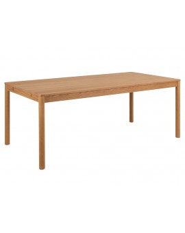 PACIFIC Dub Prírodný 200x100 cm (+2 prídavné dosky 50 cm) – ROZKLADACÍ DREVENÝ STÔL V ŠTÝLE BOHO/SKANDI AŽ DO 300 cm!