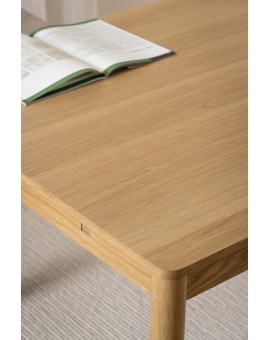 PACIFIC Dub Prírodný 200x100 cm (+2 prídavné dosky 50 cm) – ROZKLADACÍ DREVENÝ STÔL V ŠTÝLE BOHO/SKANDI AŽ DO 300 cm!