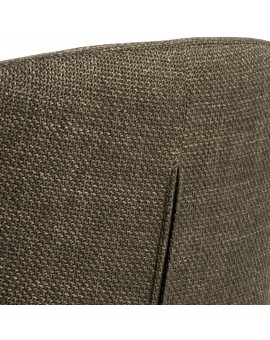 CLARA Olivovo Zelená (látka Basel 77)/čierne nohy – MODERNÁ ČALÚNENÁ  KRESLOVÁ STOLIČKA DO OBÝVAČKY/JEDÁLNE/KANCELÁRIE LOFT