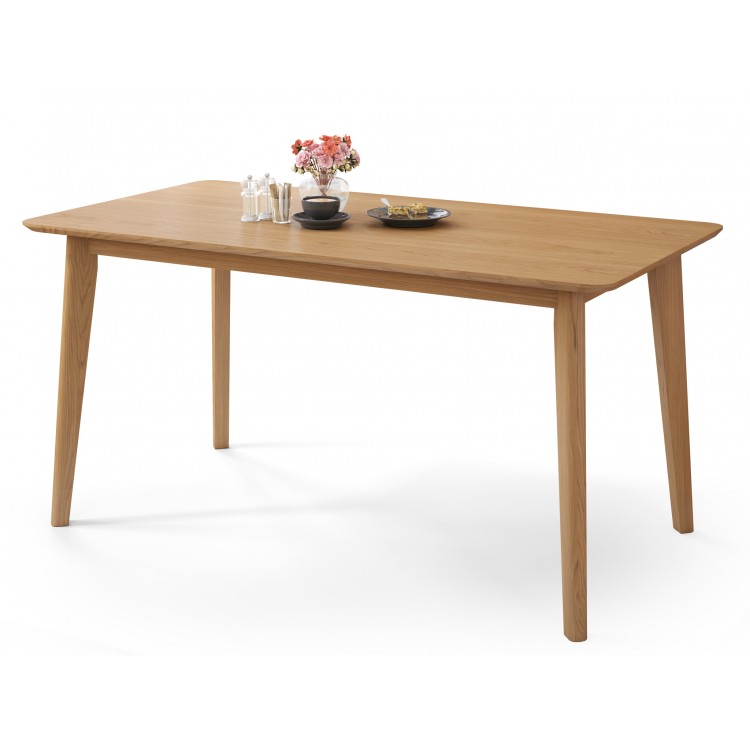 ROXY Prírodný dub, 150cm/80cm - kuchynský/jedálenský stôl RETRO - obdĺžnikový drevený stôl ROXY Prírodný dub, 150cm/80cm - kuchynský/jedálenský stôl RETRO - obdĺžnikový drevený stôl