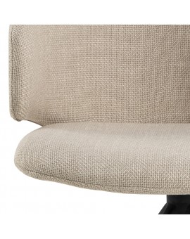 copy of NELA Béžové Latte (látka Monza 90)/béžové nohy – MODERNÁ OTOČNÁ ČALÚNENÁ STOLIČKA DO OBÝVAČKY/JEDÁLNE/KANCELÁRIE LOFT