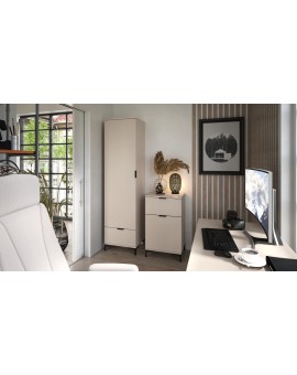 Komoda LANA 01 béžový - STOJACA KOMODA SO ZÁSUVKOU