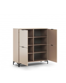 copy of Komoda LANA 02 bílý - ČTYŘDVEŘOVÁ STOJÍCÍ SKŘÍŇKA