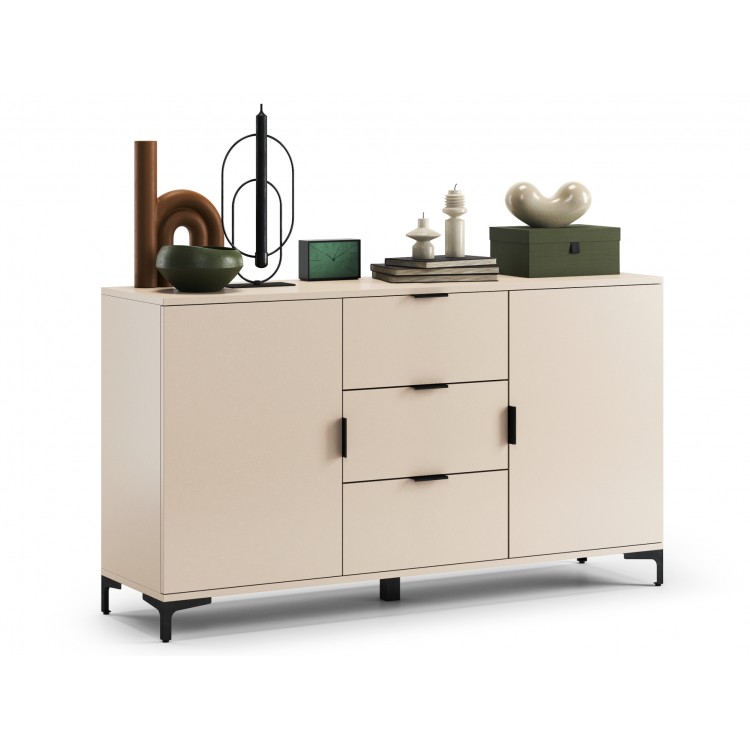 copy of LANA 04 bílý - DVOUDVEŘOVÁ STOJÍCÍ SKŘÍŇ SE ZÁSUVKAMI