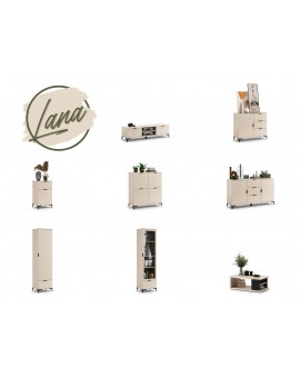 copy of LANA 04 bílý - DVOUDVEŘOVÁ STOJÍCÍ SKŘÍŇ SE ZÁSUVKAMI