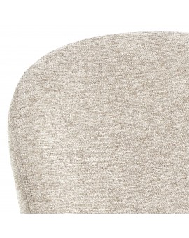 FIORA Béžové (tkanina Apia 453)/čierny rám - MODERNÁ ČALÚNENÁ STOLIČKA DO OBÝVAČKY/ JEDÁLNE LOFT