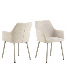 copy of VERA Béžová (látka Basel 24) – MODERNÁ ČALÚNENÁ KRESLOVÁ STOLIČKA DO OBÝVAČKY/JEDÁLNE LOFT