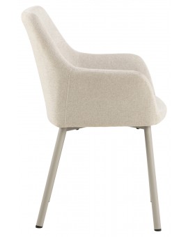 copy of VERA Béžová (látka Basel 24) – MODERNÁ ČALÚNENÁ KRESLOVÁ STOLIČKA DO OBÝVAČKY/JEDÁLNE LOFT