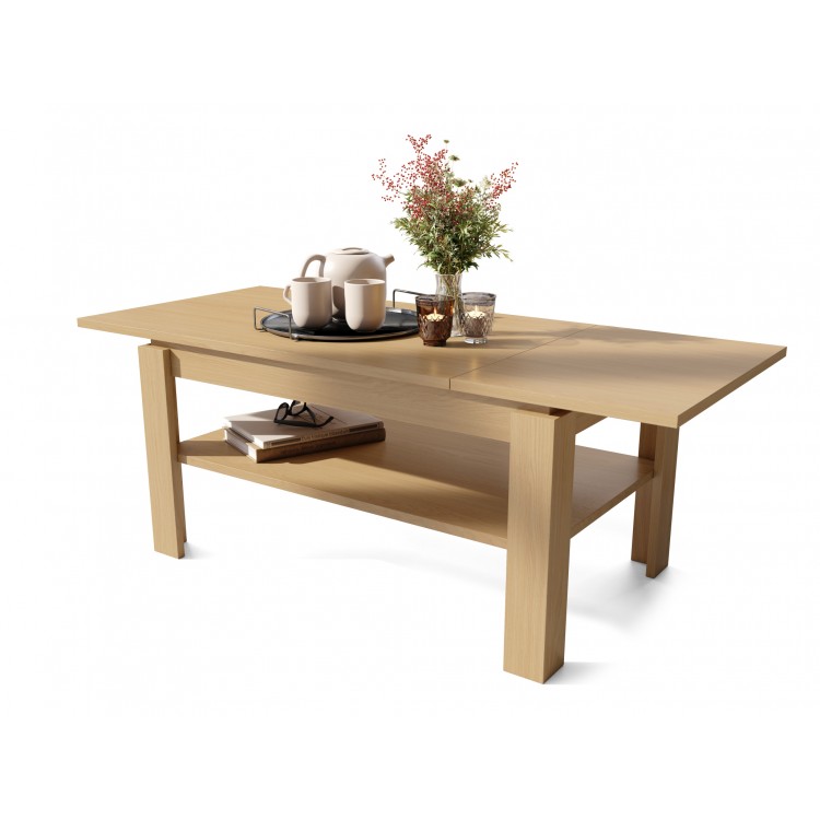ASTI-R dub Oasis - moderný konferenčný stolík s rozkladacou doskou