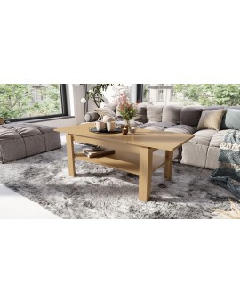 copy of ASTI-R Dub Hnedý/Čierny - moderný konferenčný stolík s rozkladacou doskou