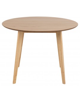 ROXY Prírodný dub 90 cm - OKRÚHLY DREVENÝ STÔL DO KUCHYNE/JEDÁLNE RETRO