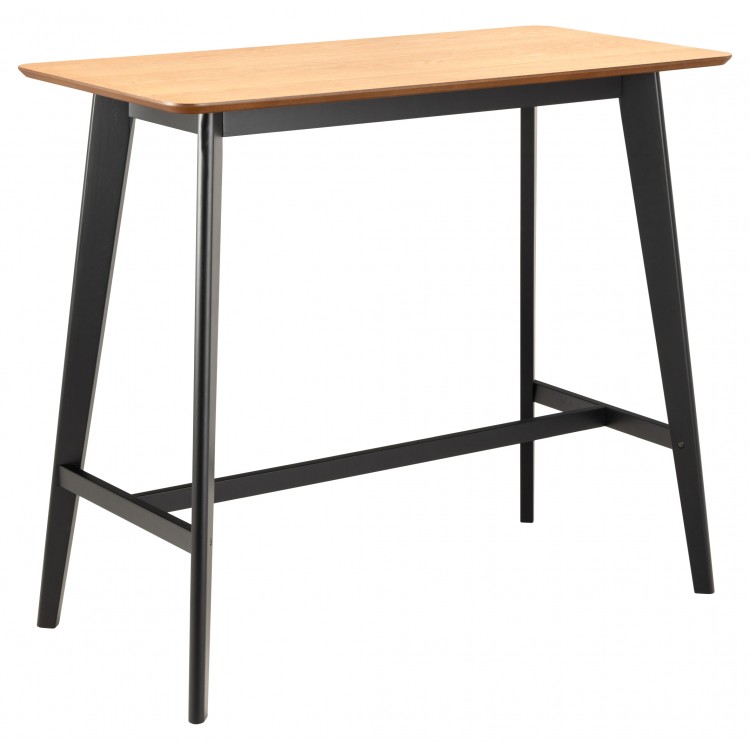 ROXY Dub Prírodný/Čierny - BAROVÝ/KUCHYNSKÝ STÔL VYSOKÝ DREVENÝ DYHA