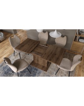 ASTON MINI Orech Elegant - rozkladací stôl so zdvíhacou doskou