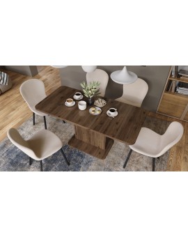 ASTON MINI-Z Orech Elegant - rozkladací stôl so zdvíhacou doskou