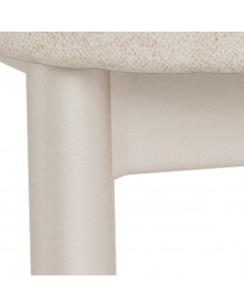 TORAY Beige (Apia 453 fabric)/cashmere base - UPHOLSTERED DINING CHAIR FOR KITCHEN/DINING ROOM