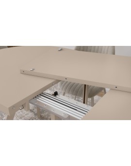 EXPANSO Kašmír / kašmírové nohy - OVÁLNY ROZKLADACÍ STÔL 160-360 cm PRE 16-18 OSÔB