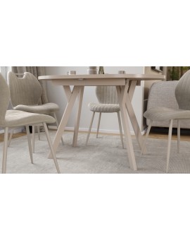 ALMO Kašmír / kašmírové nohy - OVÁLNY ROZKLADACÍ STÔL 140-240 cm PRE 10-12 OSÔB