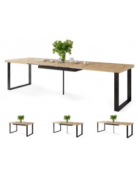 AVELLA Dub Artisan - LOFTOVÝ STÔL DO OBÝVACEJ IZBY / JEDÁLNE ROZKLADACÍ DO 3,1 m! AVELLA Dub Artisan - LOFTOVÝ STÔL DO OBÝVACEJ IZBY / JEDÁLNE ROZKLADACÍ DO 3,1 m!