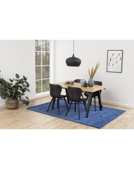 stolička BALTEA čierna koženka / nohy čierne - moderná do obývacej izby / jedálne stolička BALTEA čierna koženka / nohy čierne - moderná do obývacej izby / jedálne