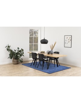 stolička BALTEA čierna koženka / nohy čierne - moderná do obývacej izby / jedálne stolička BALTEA čierna koženka / nohy čierne - moderná do obývacej izby / jedálne